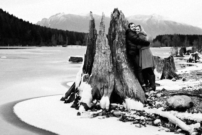 seattle winter engagement