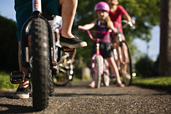 family bike photography session