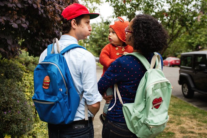 hamburger backpack