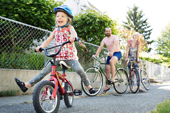 bicycle rides with family